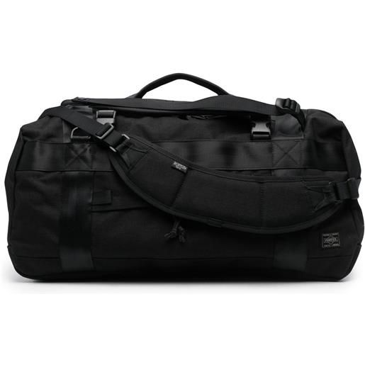 Porter-Yoshida & Co. borsone con applicazione - nero