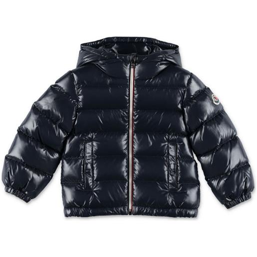 Moncler Enfant giacca aubert con applicazione - nero