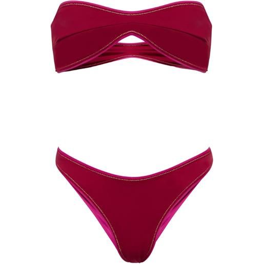 Reina Olga bikini katia senza spalline - rosso