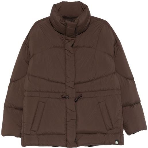 Bacon piumino con coulisse - marrone
