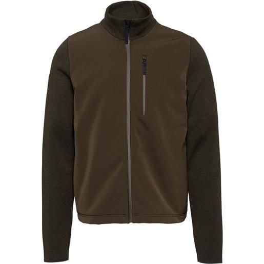 Aztech Mountain giacca evan con zip - verde