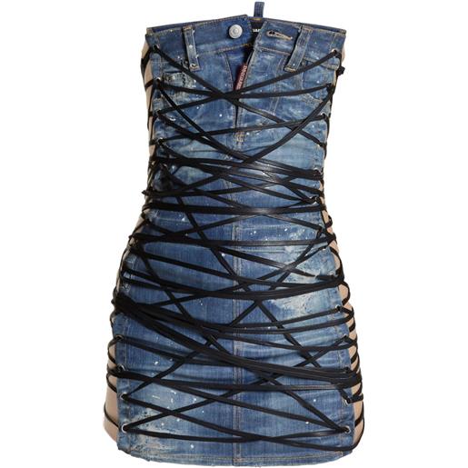 DSQUARED2 abito denim - blu