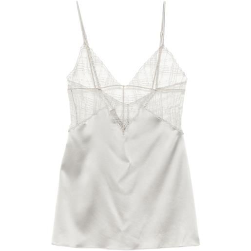 Kiki de Montparnasse sottoveste a pois - grigio