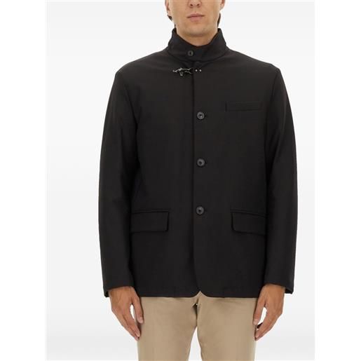 Fay giacca con tasche e bottoni - nero