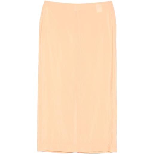 Nanushka gonna a matita - arancione