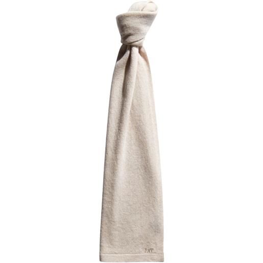 Fay sciarpa con ricamo - toni neutri