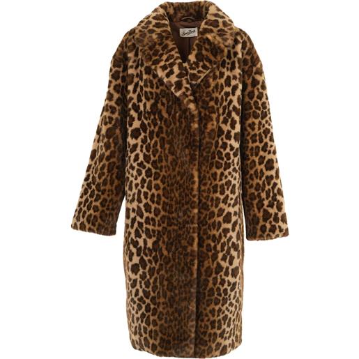 MC2 Saint Barth cappotto con stampa - marrone