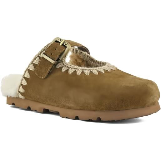 Mou clogs winter bio con fibbia - marrone