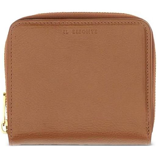 Il Bisonte portafoglio con zip - marrone