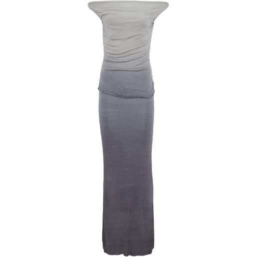 Aya Muse abito hali con effetto sfumato - grigio
