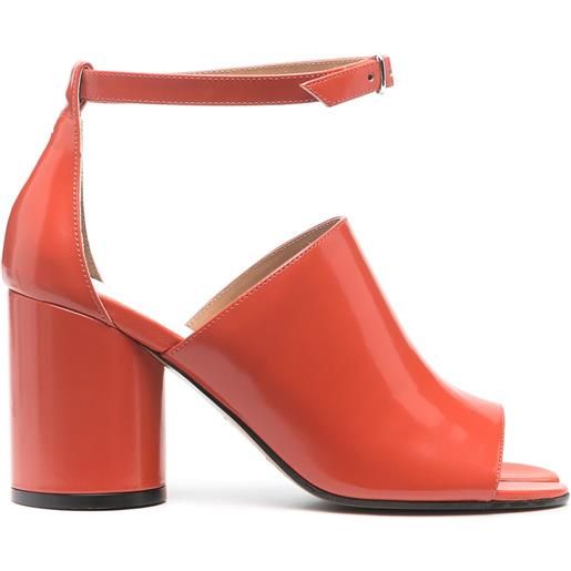 Maison Margiela sandali con punta tabi - arancione