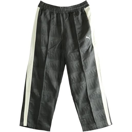 PUMA pantaloni sportivi con logo ricamato - grigio