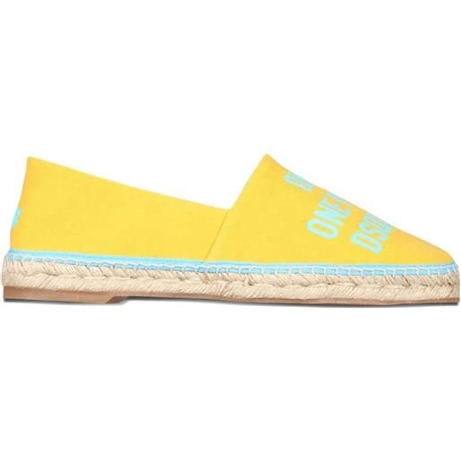 DSQUARED2 espadrillas con logo - giallo
