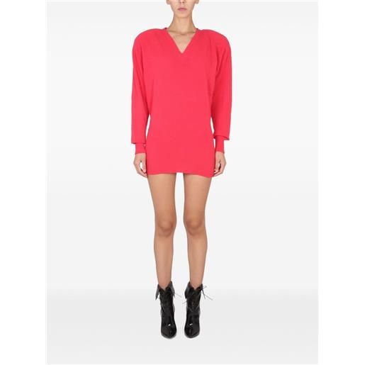 Philosophy Di Lorenzo Serafini abito corto con scollo a v - rosso