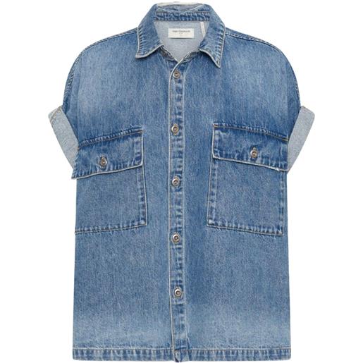 One Teaspoon camicia con tasche - blu