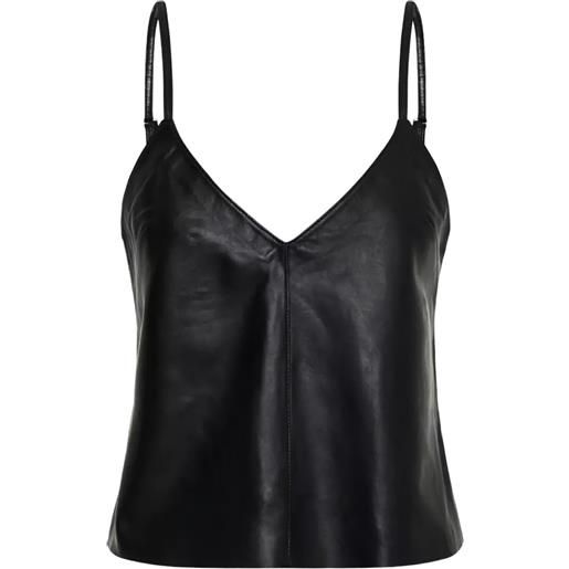 One Teaspoon canotta con scollo a v - nero