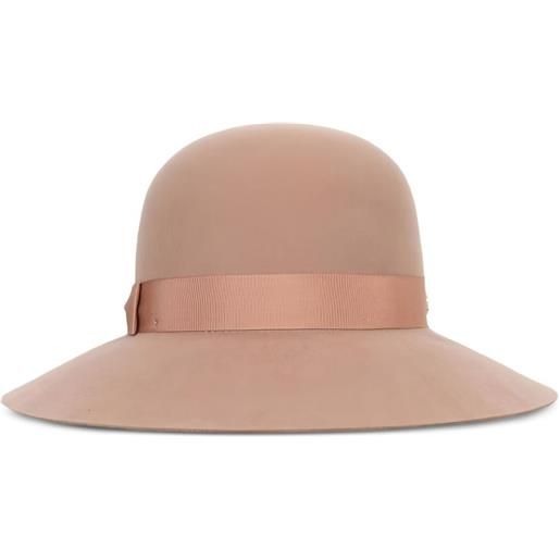 Helen Kaminski cappello in cotone con fiocco - marrone