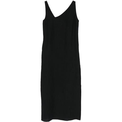 OCCLEUS abito midi asimmetrico - nero