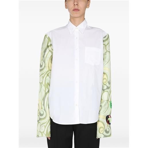 Raf Simons camicia a maniche lunghe - bianco