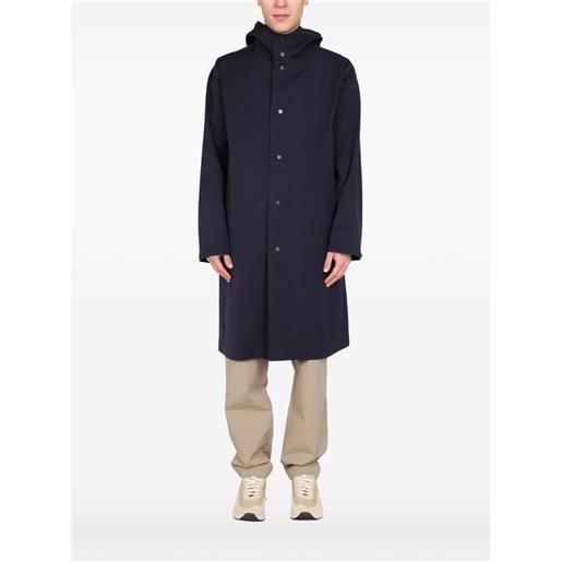 MONOBI trench con cintura - blu