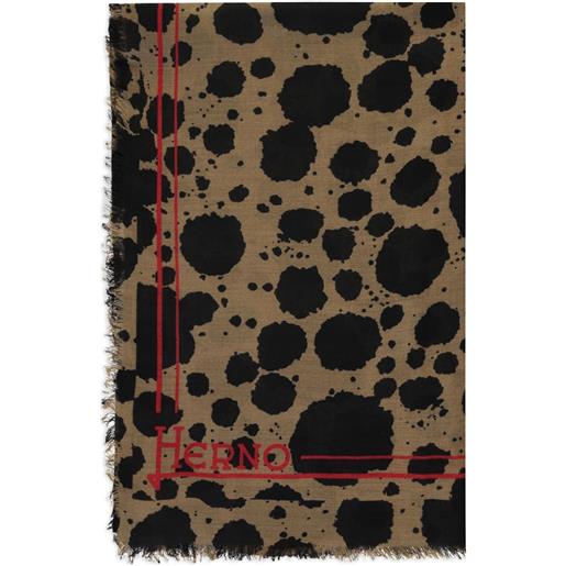 Herno sciarpa con frange - toni neutri