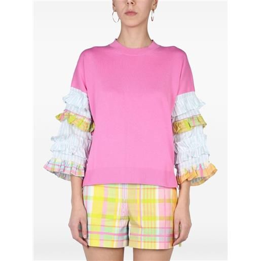 Boutique Moschino maglione con ruches - rosa