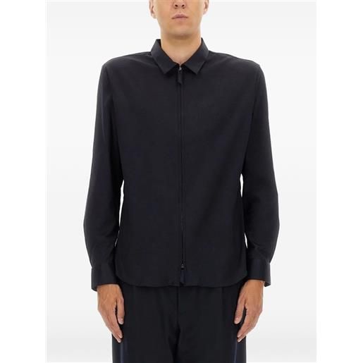 Giorgio Armani camicia a maniche lunghe - blu