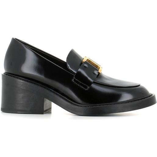 Chloé mocassini con fibbia 60mm - nero