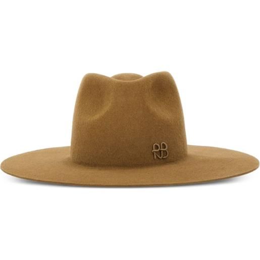 Ruslan Baginskiy fedora con logo - marrone