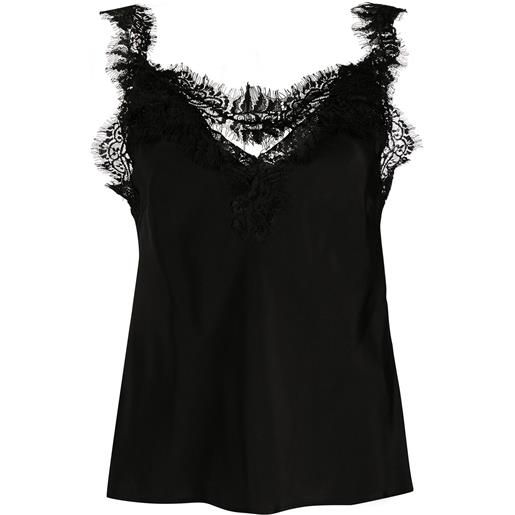 Gold Hawk blusa a pannelli - nero