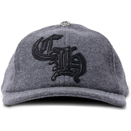 Chrome Hearts cappello con logo ch "grey" - grigio