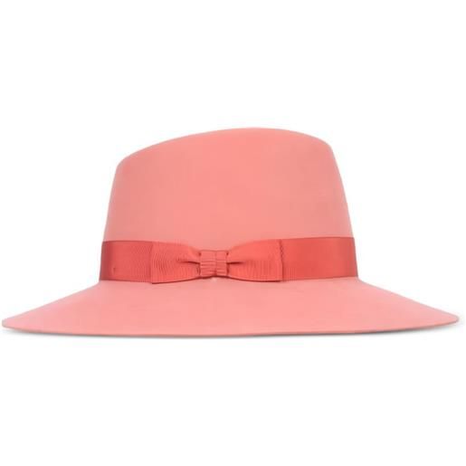 Helen Kaminski cappello in cotone con fiocco - rosa