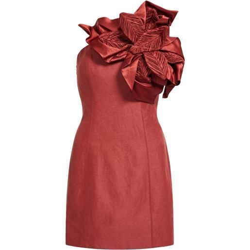 Aje abito corto isla a fiori - arancione