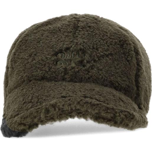 Miu Miu cappello da baseball in pile - verde