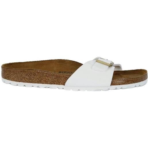 Birkenstock scarpe madrid patent white stretta 1 st