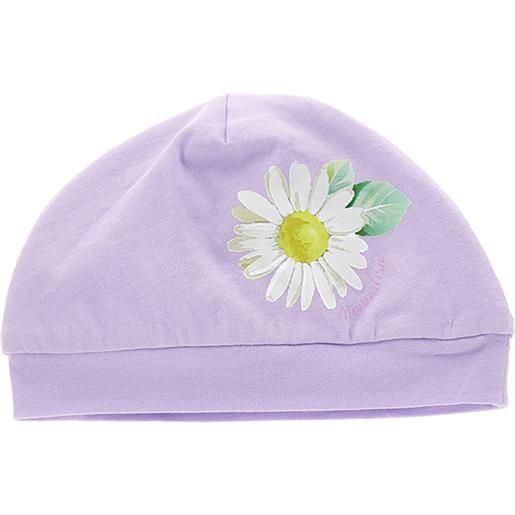 Monnalisa cuffietta cotone maxifiore