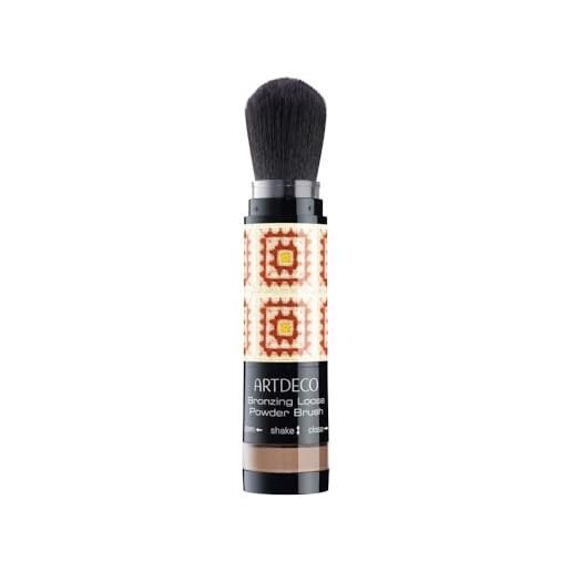 Artdeco bronzing loose powder brush - for face & body - polvere abbronzante allentata con pennello integrato - ideale per viaggiare - 1 x 3 g