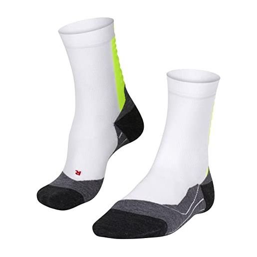 FALKE achilles m so filo funzionale protezione del tendine 1 paio, calzini da corsa uomo, bianco white 2021, 39-41
