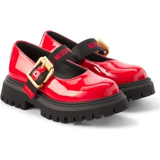 Moschino Kids ballerine mary jane in vernice