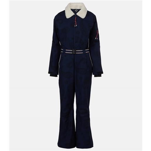 The Upside tuta da sci con stampa paisley