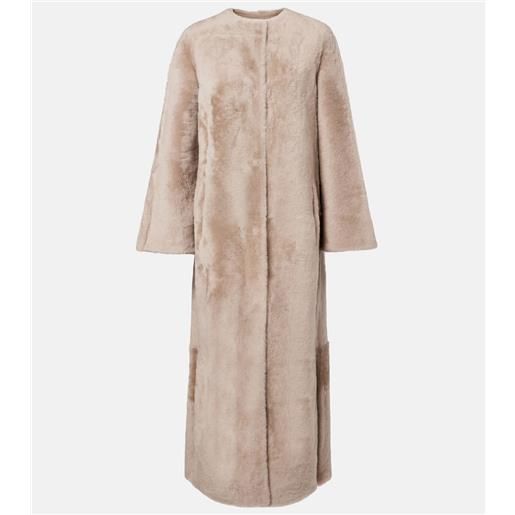 Yves Salomon cappotto in shearling