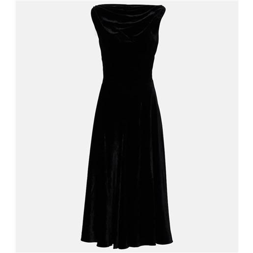 Altuzarra abito lungo drina in raso