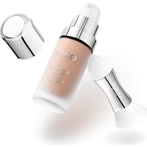 KIKO snow-kissed holiday silky hydra foundation & concealer spf30 05