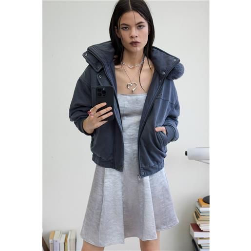 Desigual giacca con cappuccio e pelliccia