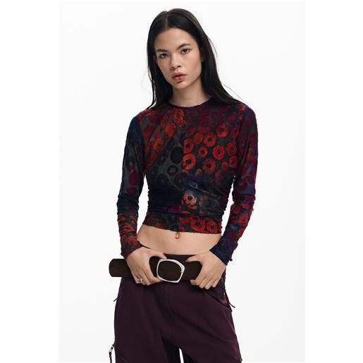 Desigual maglietta devoré con cerchi