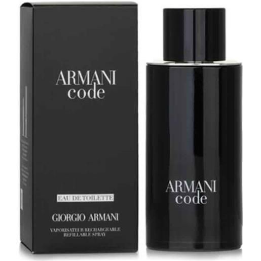Armani code edt 125ml ricaricabile