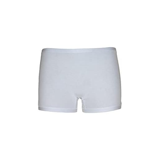 JADEA 6 pezzi slip boxer bambina 179 panty in cotone modal. Bianco 7-8 anni