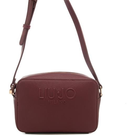 Liu Jo borsa a tracolla da donna con logo lettering in rilievo sul davanti rossa