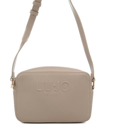 Liu Jo borsa a tracolla da donna con logo lettering in rilievo sul davanti neutra