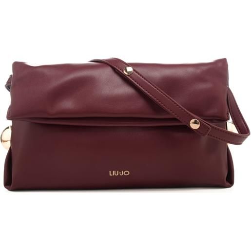 Liu Jo borsa a spalla da donna con patta e borchie decorative rossa
